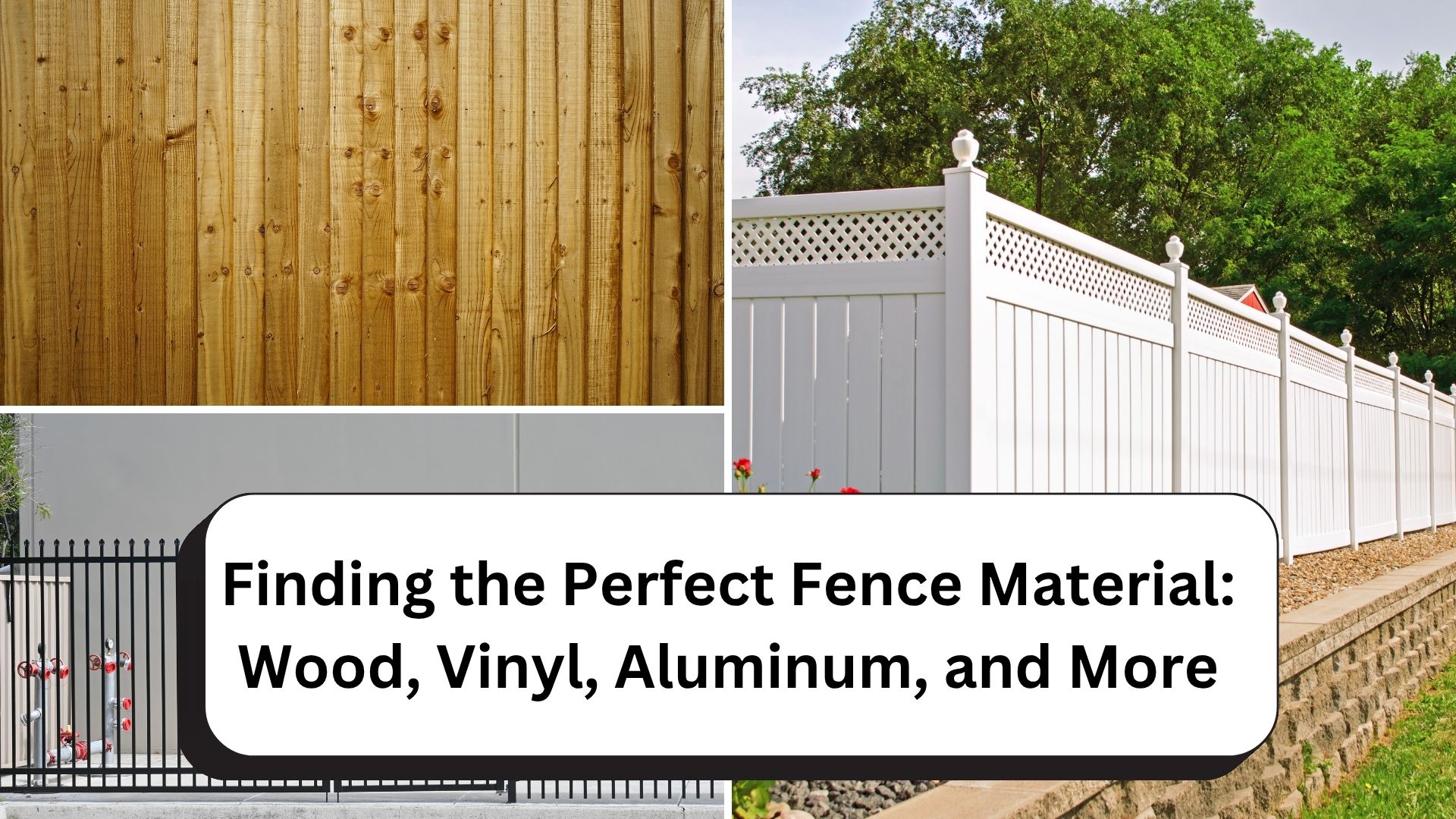 Blogs 4 Wood, Vinyl, Aluminum, and More